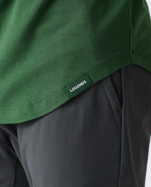 Aviation Tee Curved Hem LS Sierra