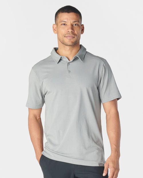 Aviation Polo Medium Gray