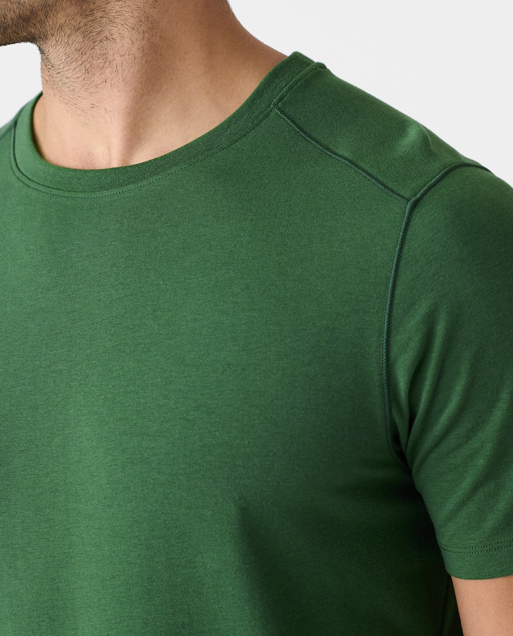 Aviation Tee Curved Hem Sierra