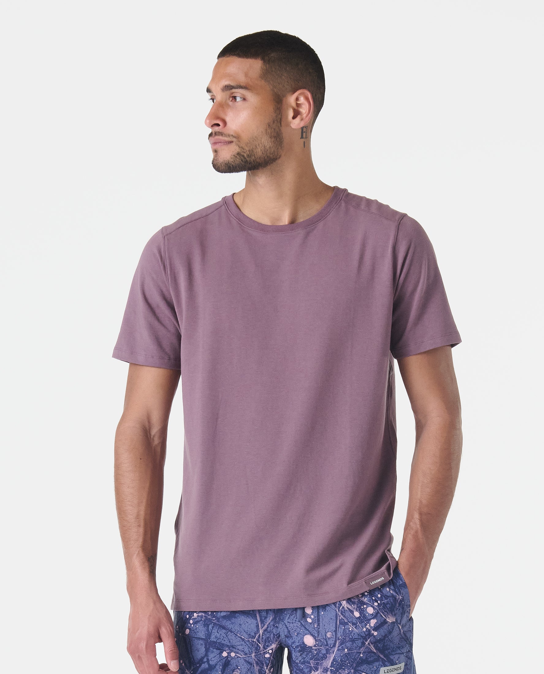 Aviation Tee Split-Hem Rhapsody
