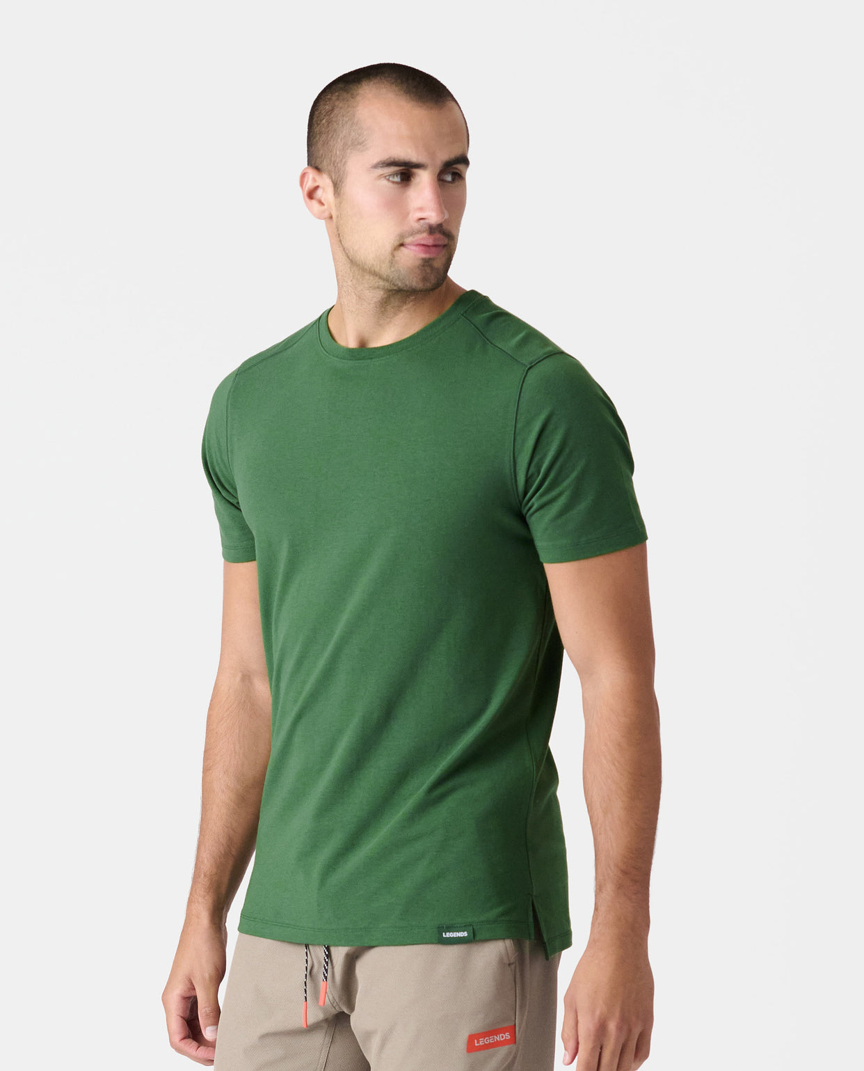 Aviation Tee Split-Hem Sierra