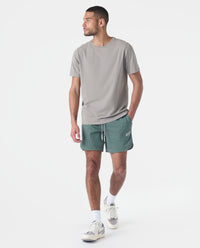 Aviation Tee Split-Hem Washed Taupe