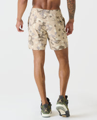 Bishop Short Distressed Camo Taupe