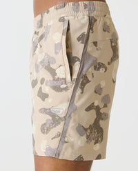 Bishop Short Distressed Camo Taupe