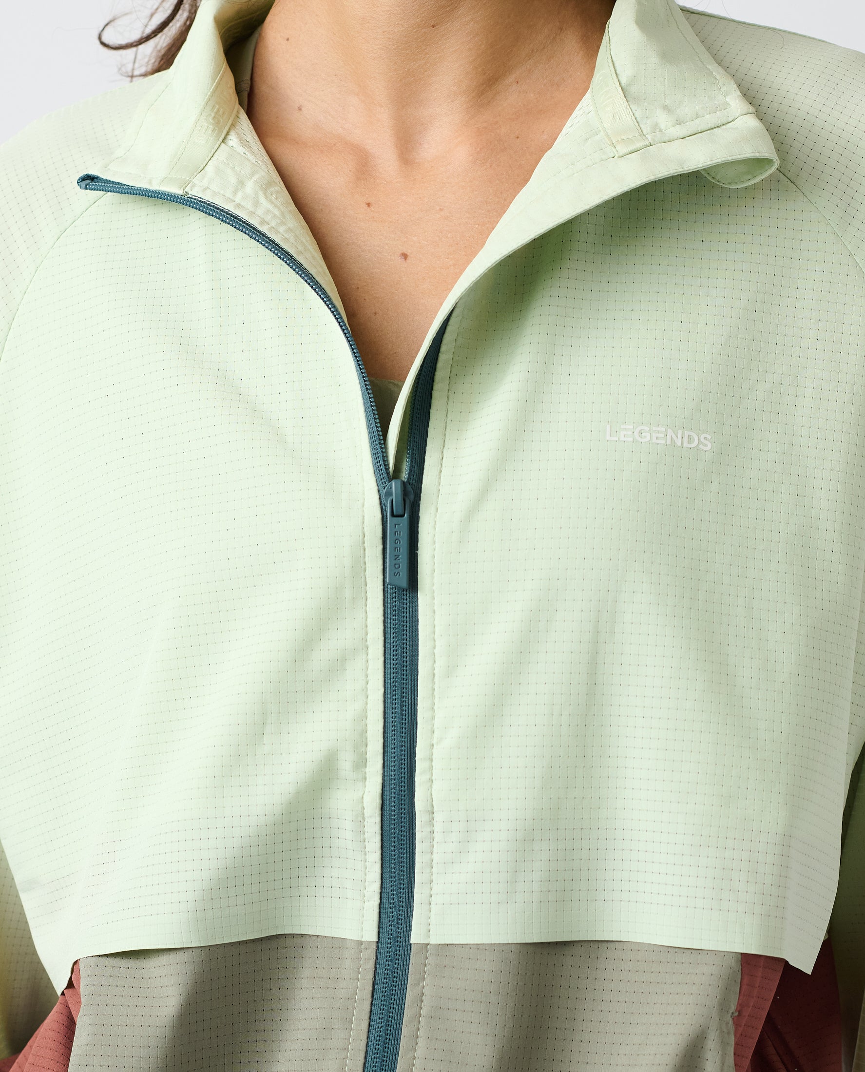 Bryn Jacket Dewdrop Block