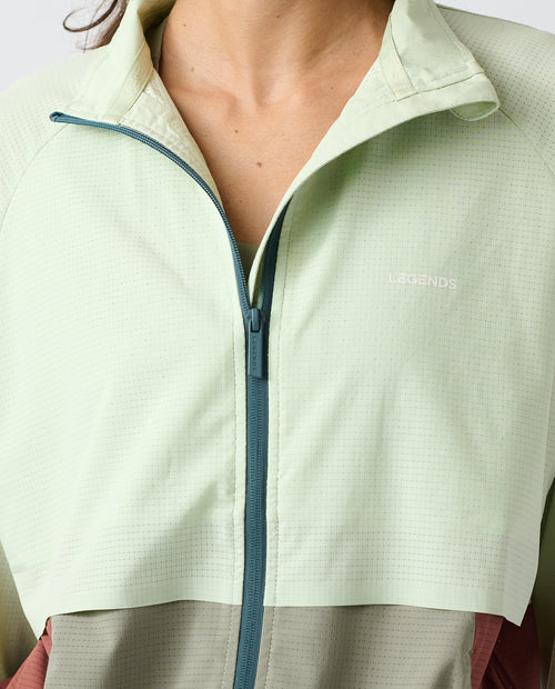 Bryn Jacket Dewdrop Block