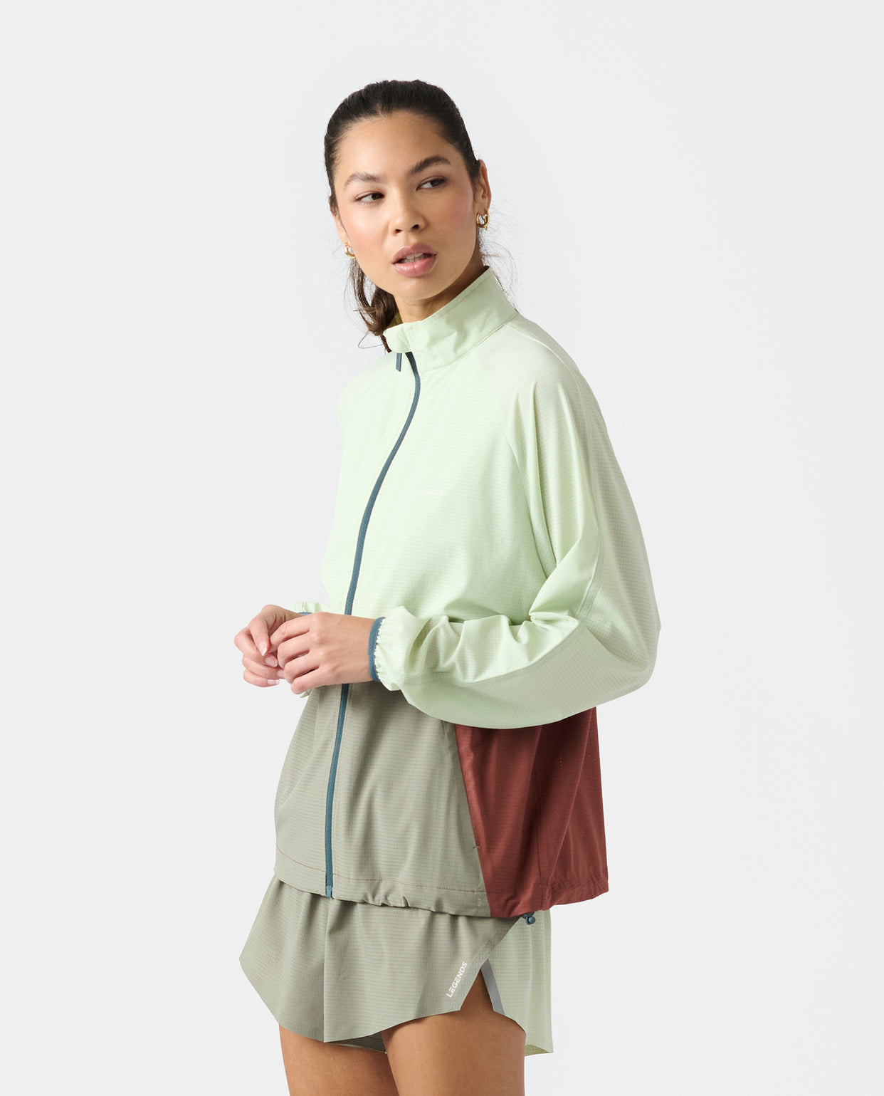 Bryn Jacket Dewdrop Block