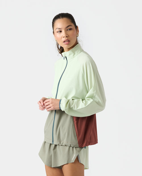 Bryn Jacket Dewdrop Block