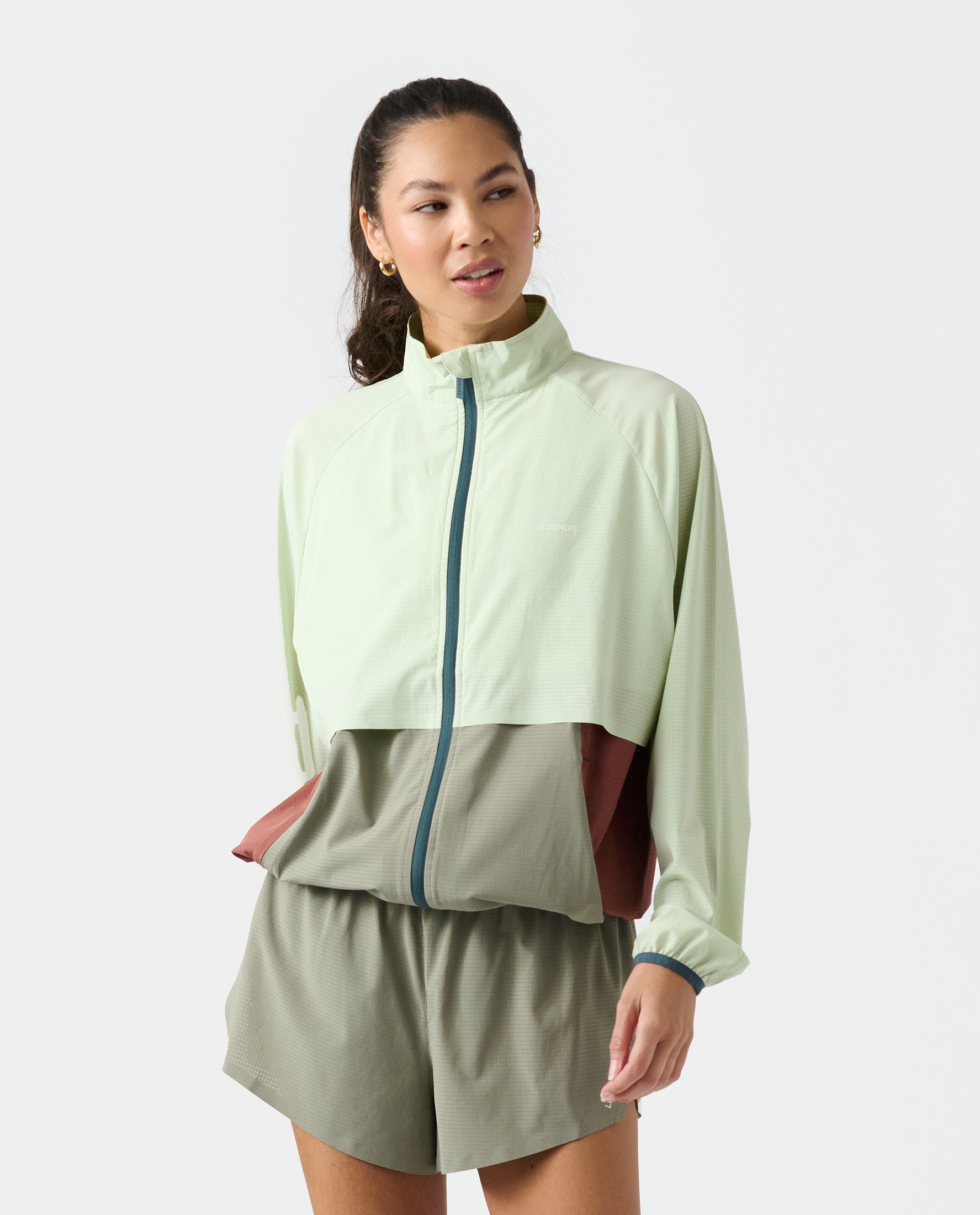 Bryn Jacket Dewdrop Block