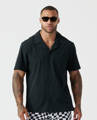 Chief Camp Collar Shirt Black