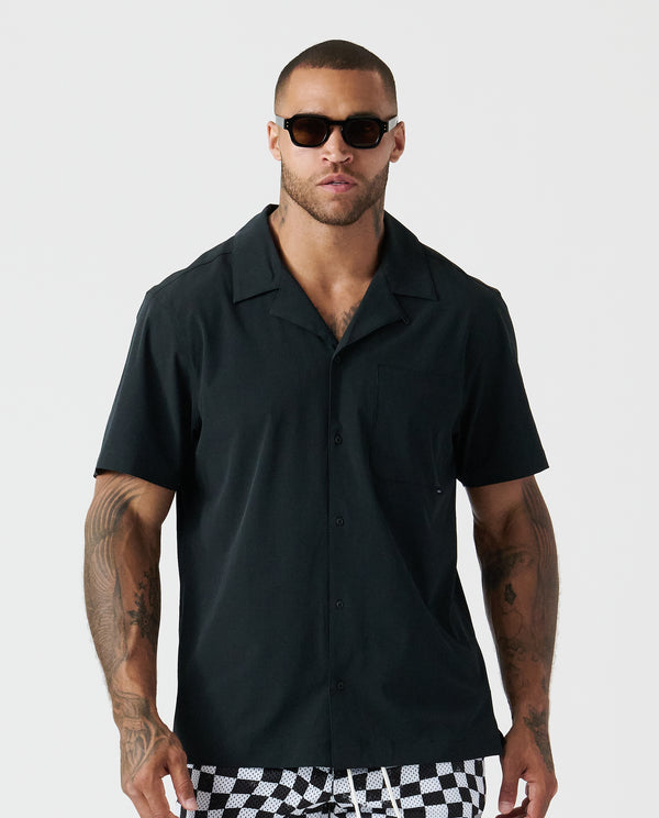 Chief Camp Collar Shirt Black