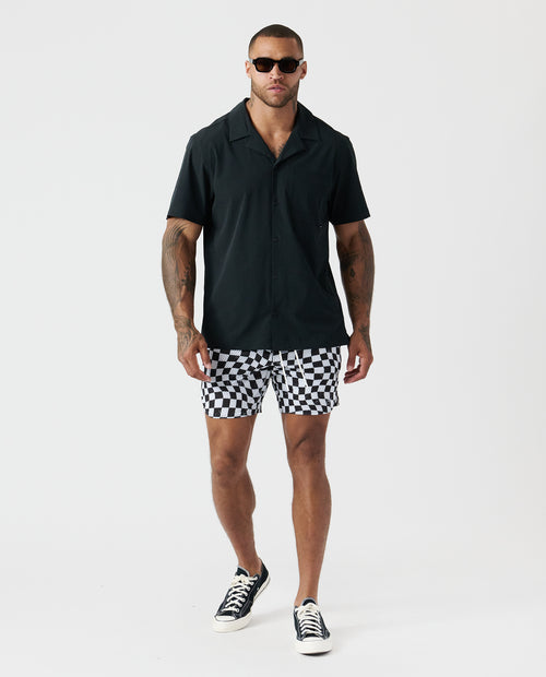 Chief Camp Collar Shirt Black
