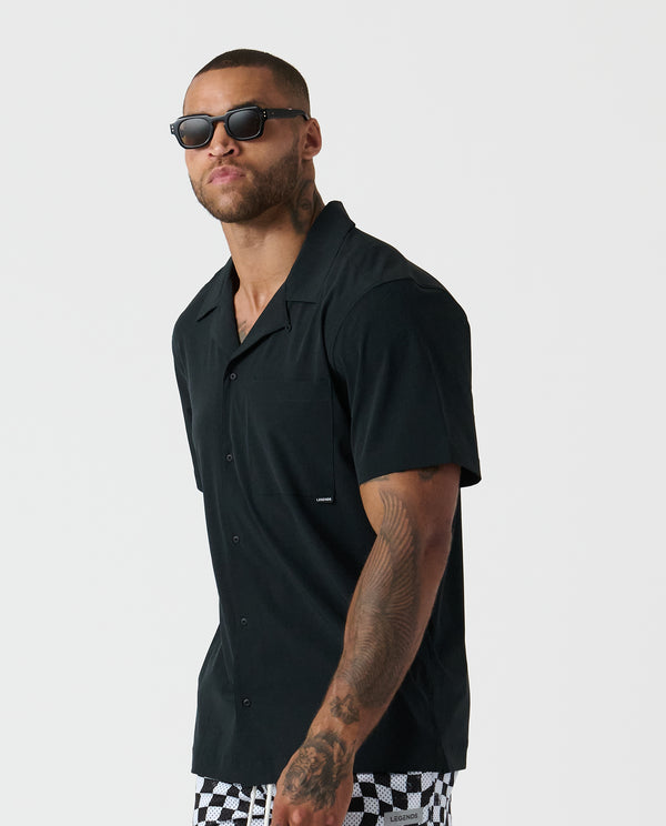 Chief Camp Collar Shirt Black