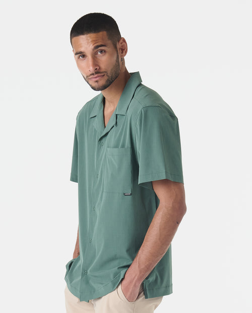 Chief Camp Collar Shirt Hunter Green