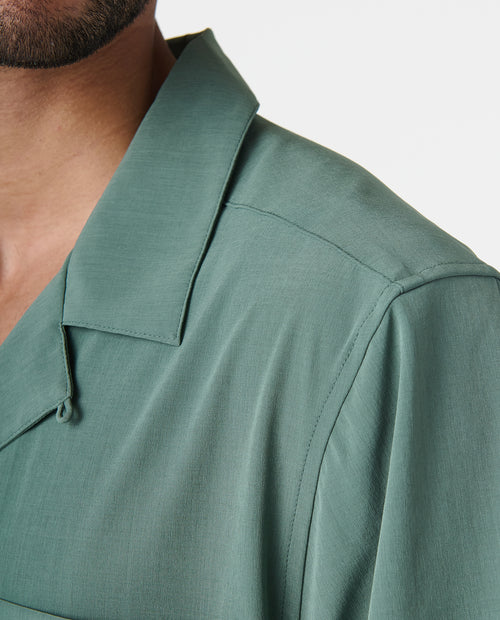 Chief Camp Collar Shirt Hunter Green