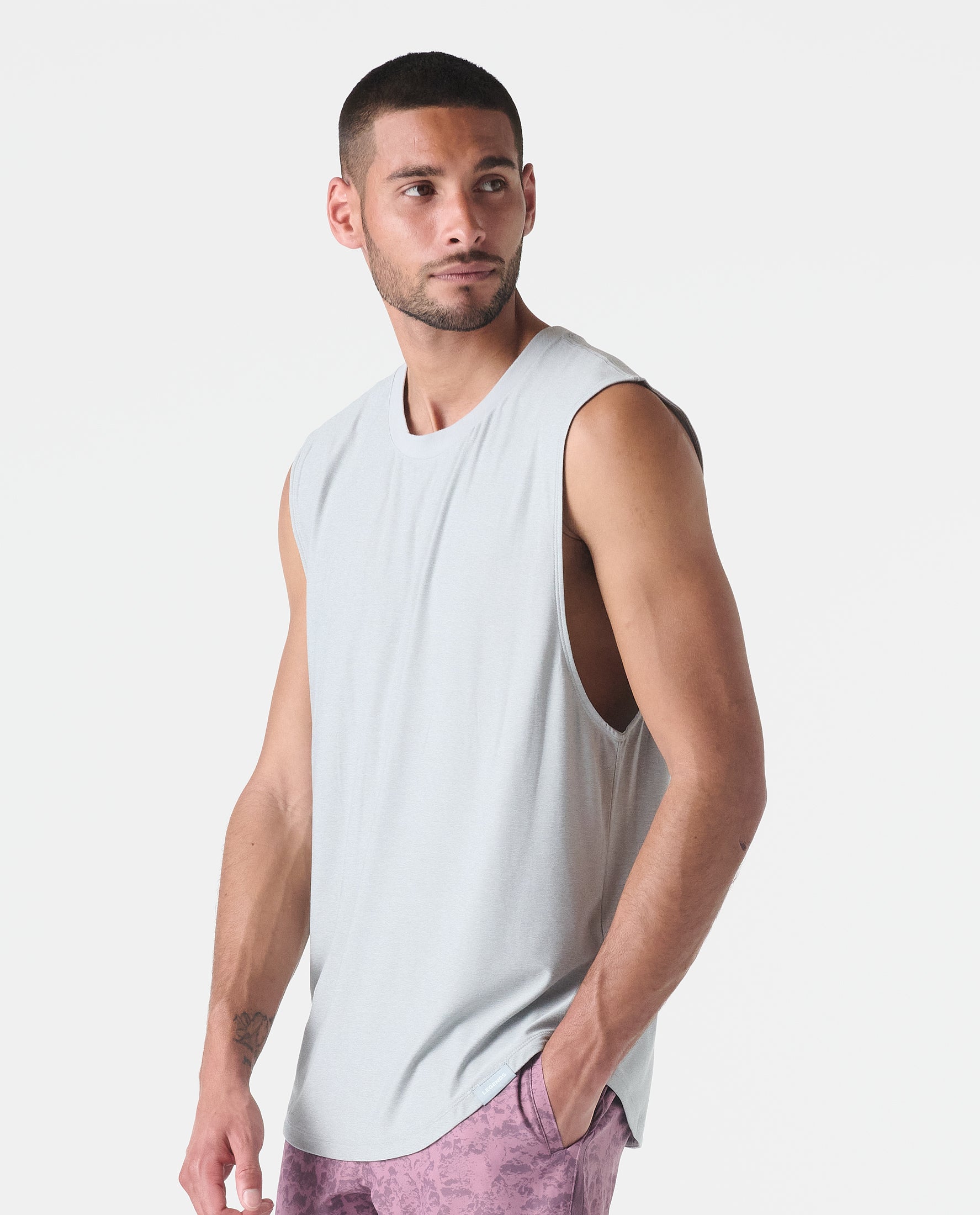Circuit Tank Heather Gray