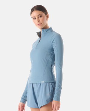 Colbey Quarter Zip Bluestone - 2