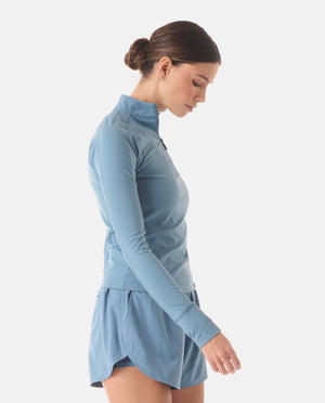 Colbey Quarter Zip Bluestone - 3