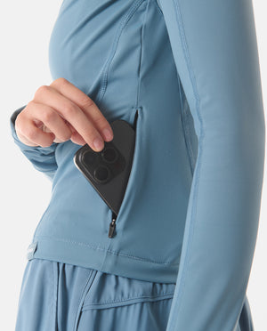 Colbey Quarter Zip Bluestone - 6