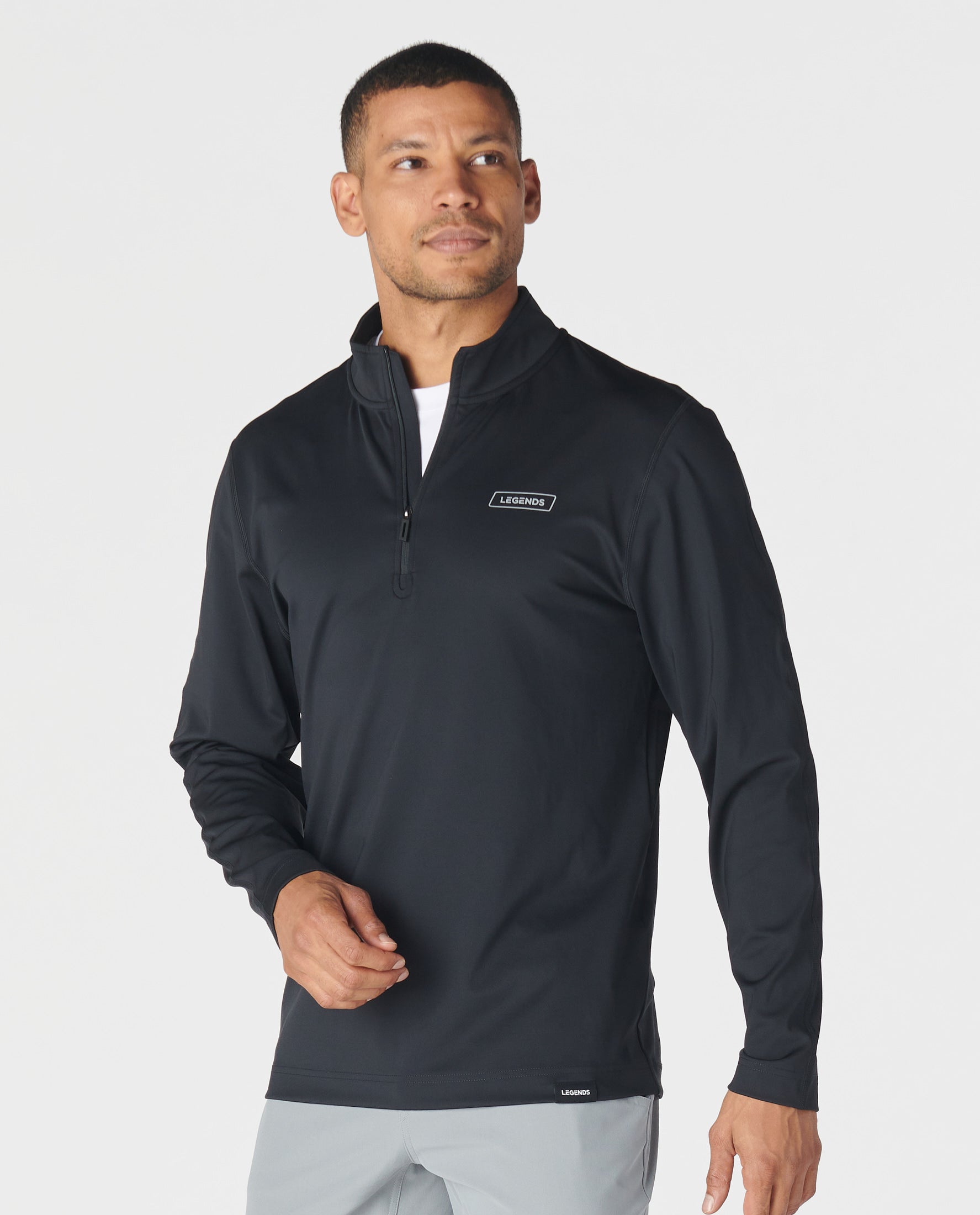 Culver Quarter Zip - Black