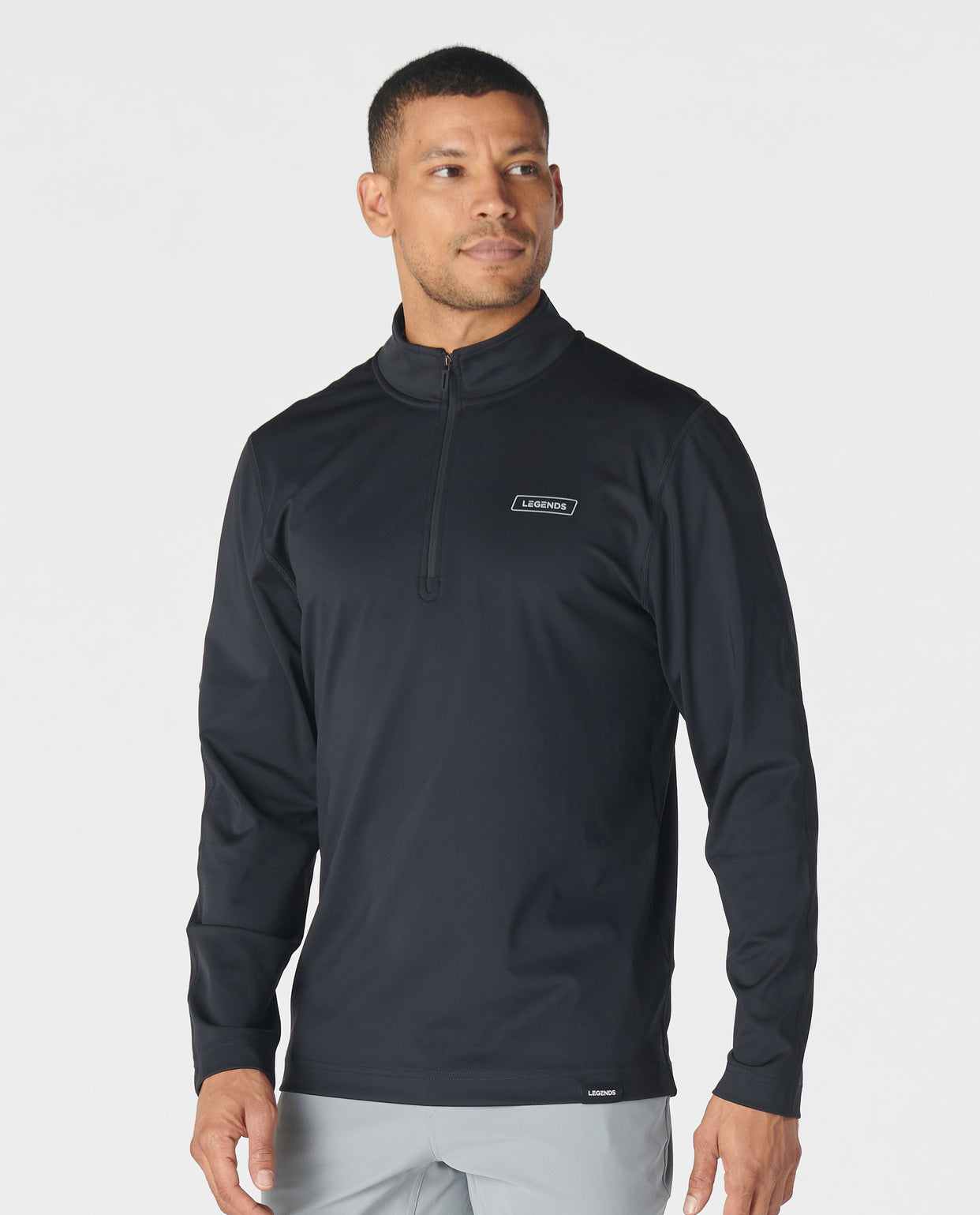 Culver Quarter Zip Black