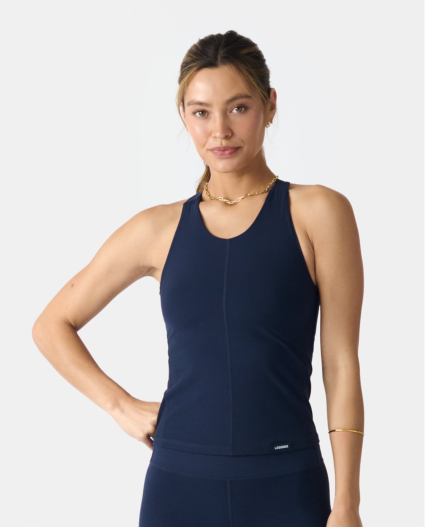 Elle Tank Indigo