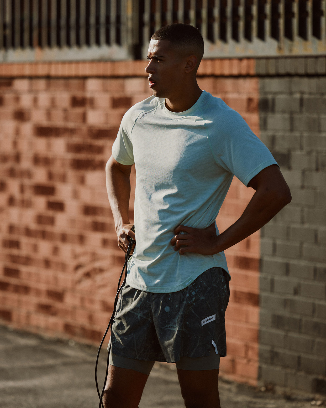 Enzo Tee Dewdrop Heather