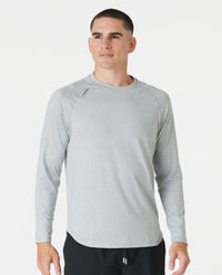 Enzo LS Tee Heather Gray