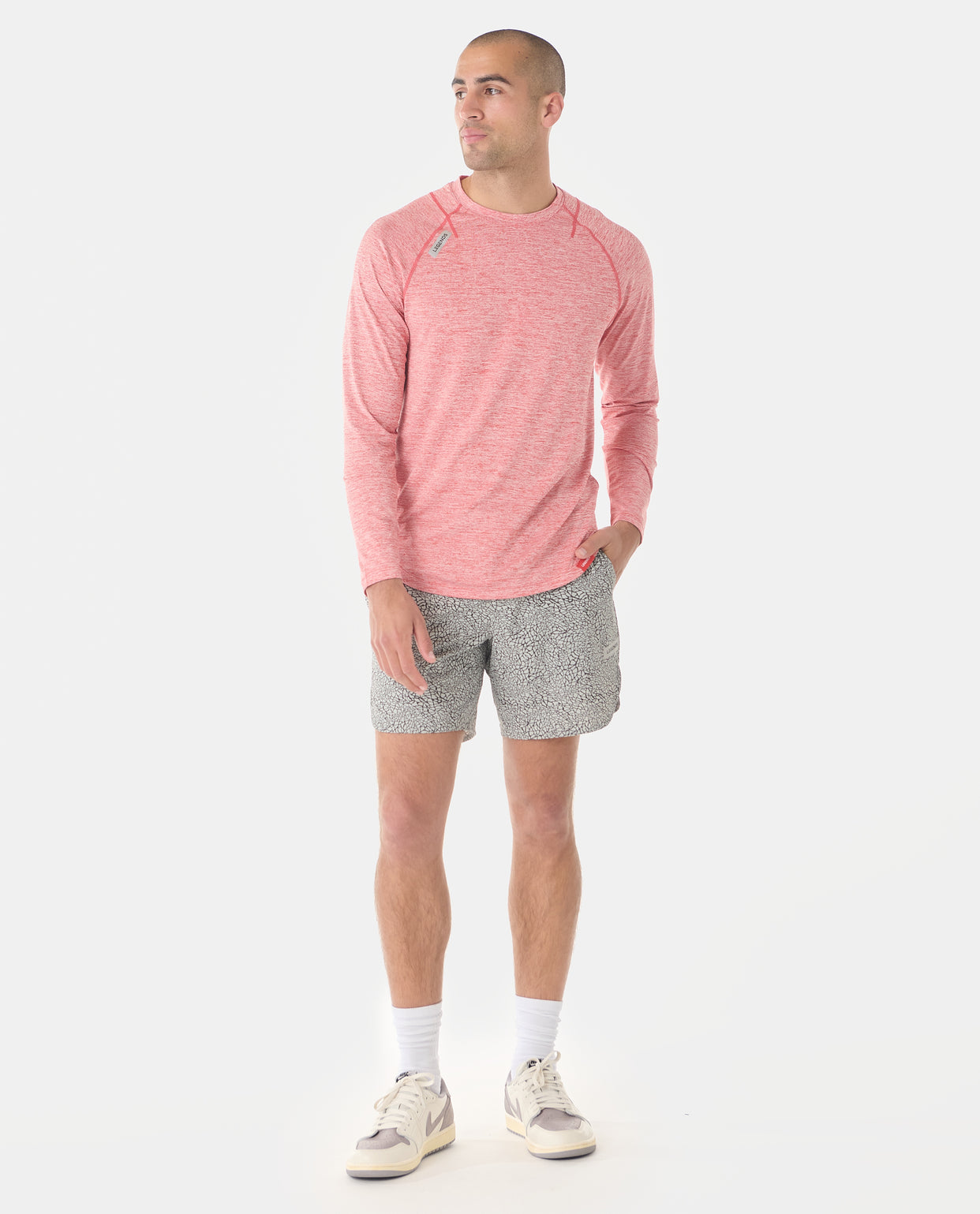 Enzo LS Tee Rosso Heather