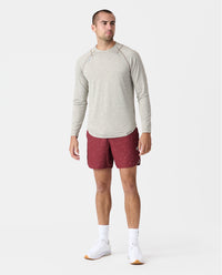 Enzo LS Tee Taupe Heather