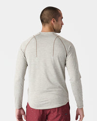 Enzo LS Tee Taupe Heather