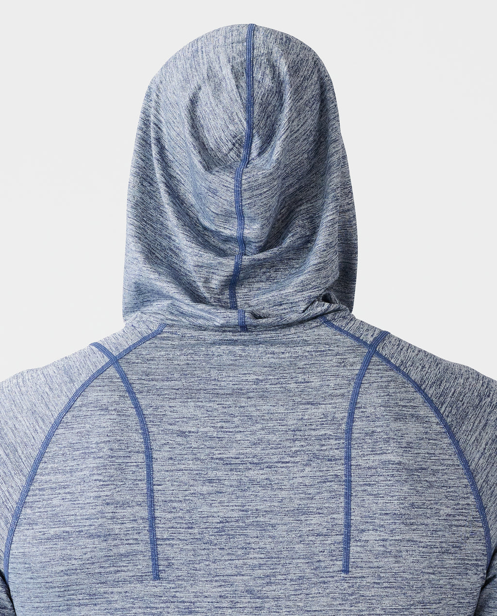 Enzo Hooded LS Ocean Heather