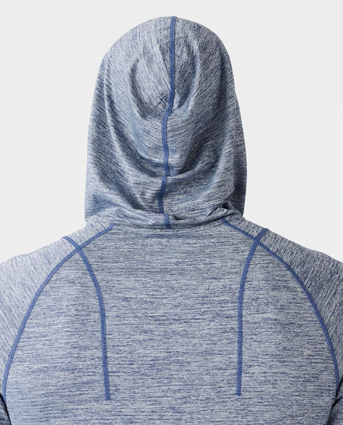Enzo Hooded LS Ocean Heather