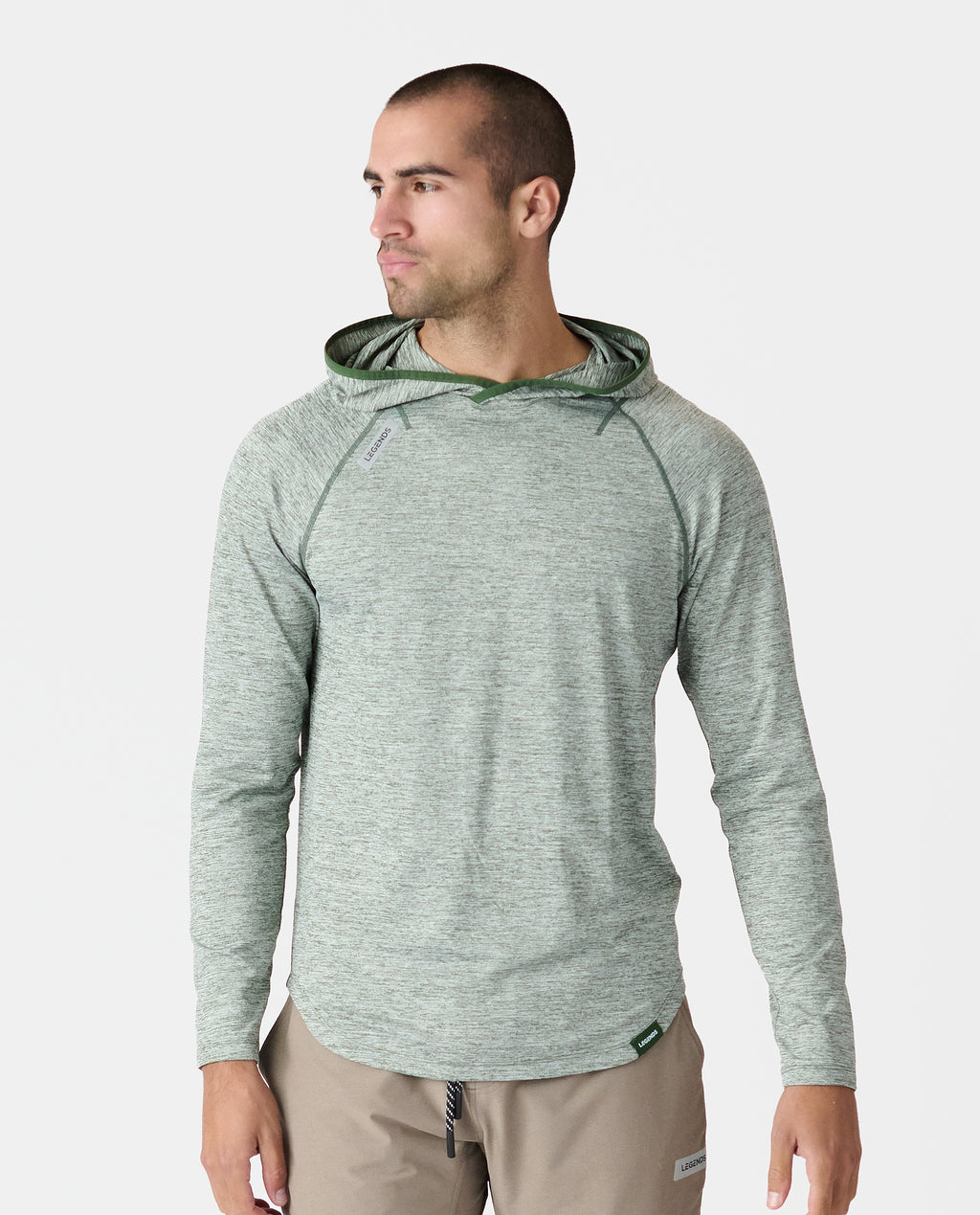 Enzo Hooded LS Sierra Heather