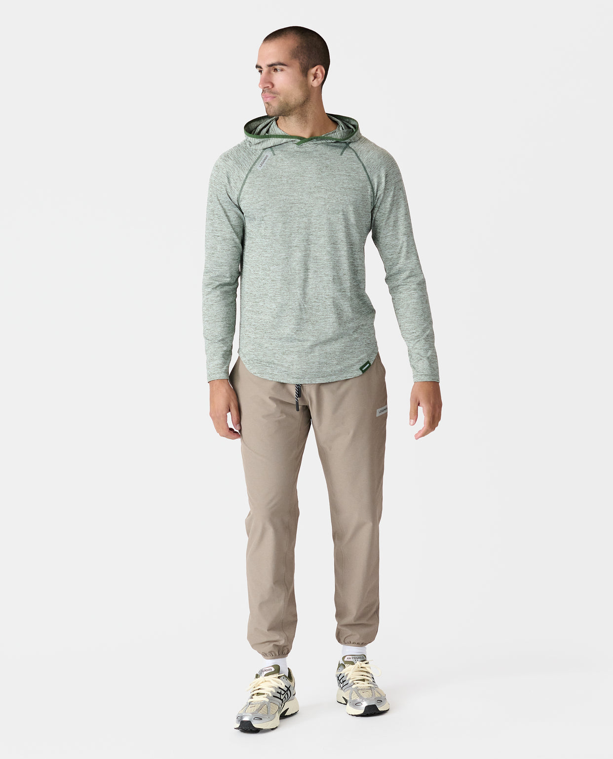 Enzo Hooded LS Sierra Heather
