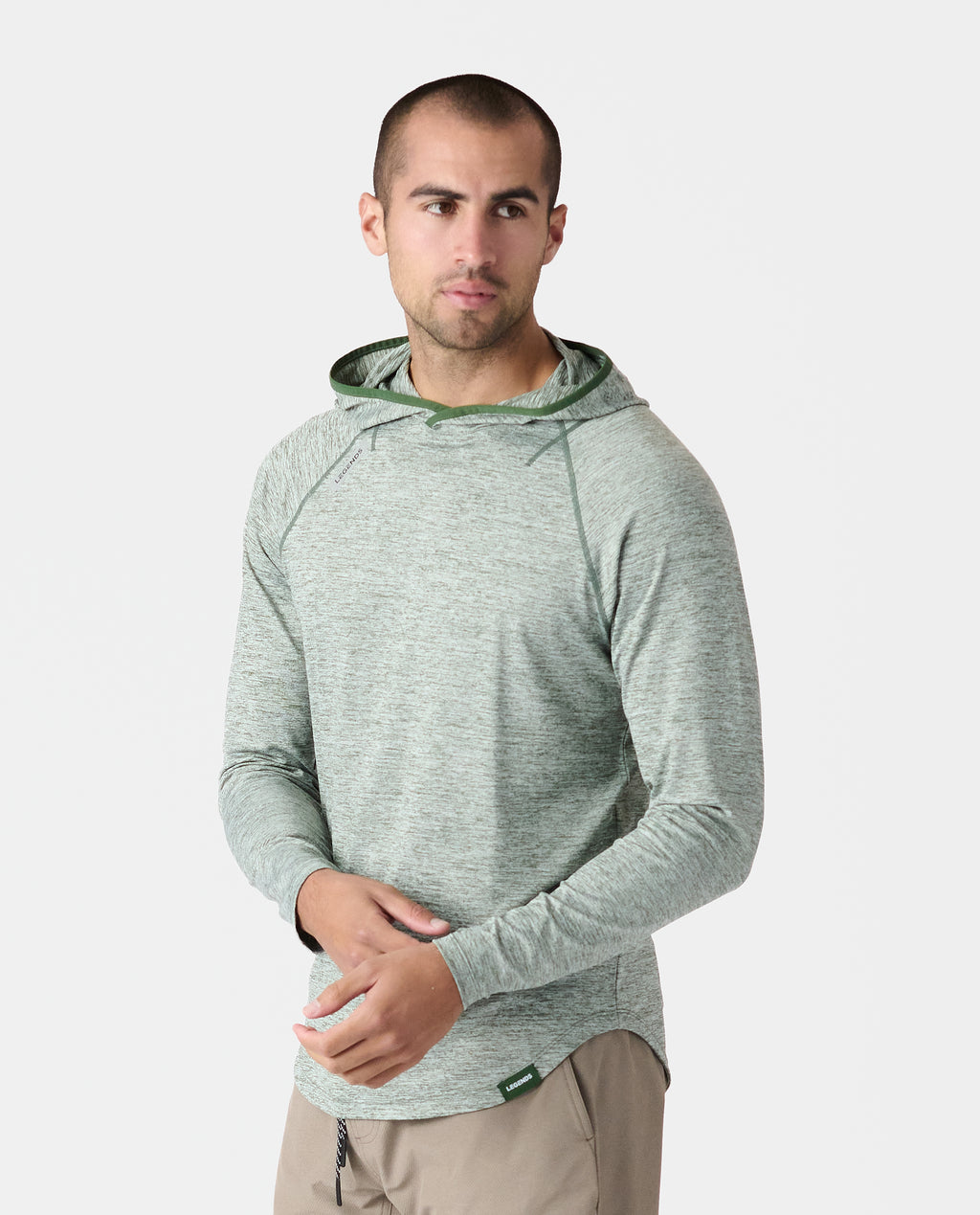 Enzo Hooded LS Sierra Heather