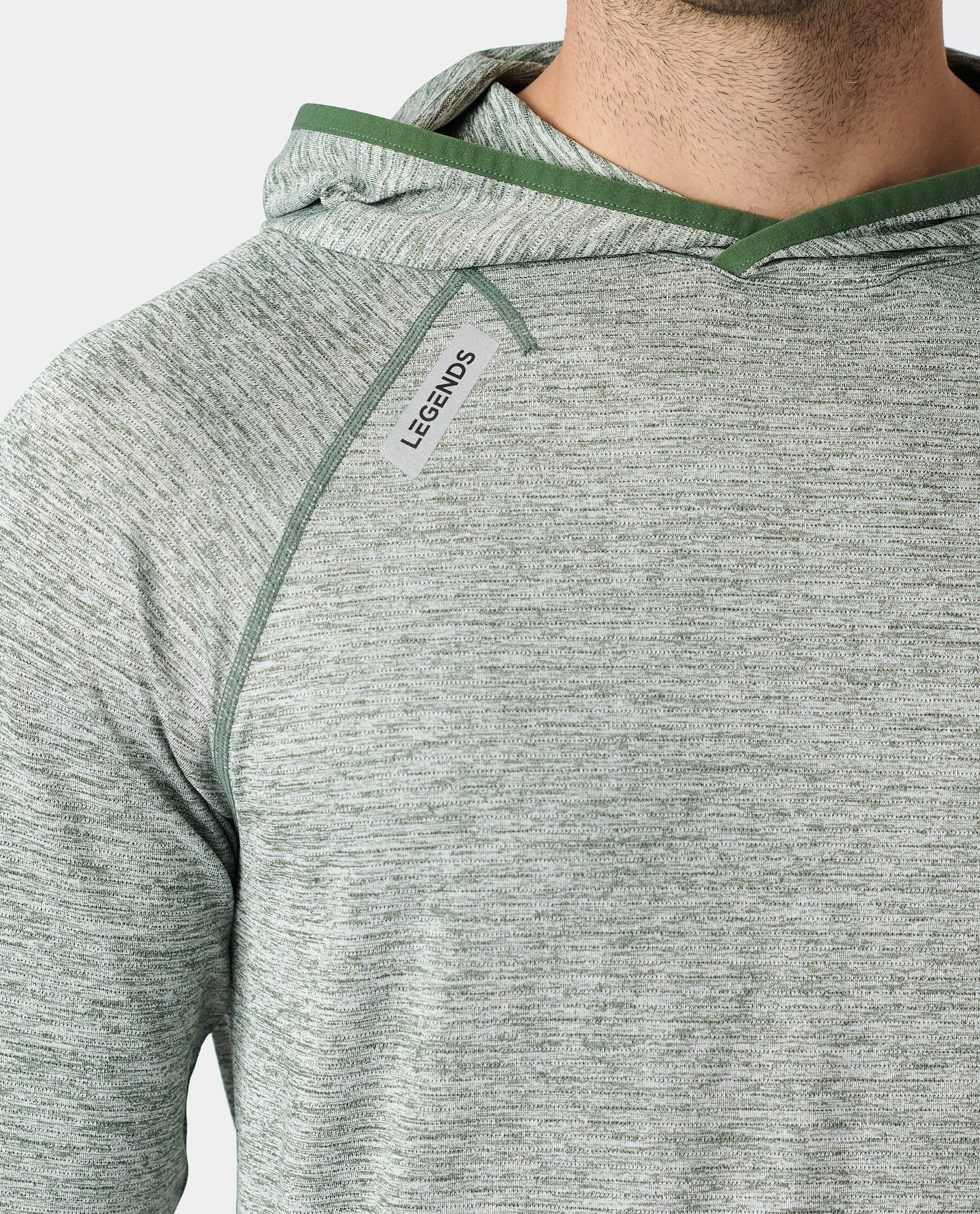 Enzo Hooded LS Sierra Heather