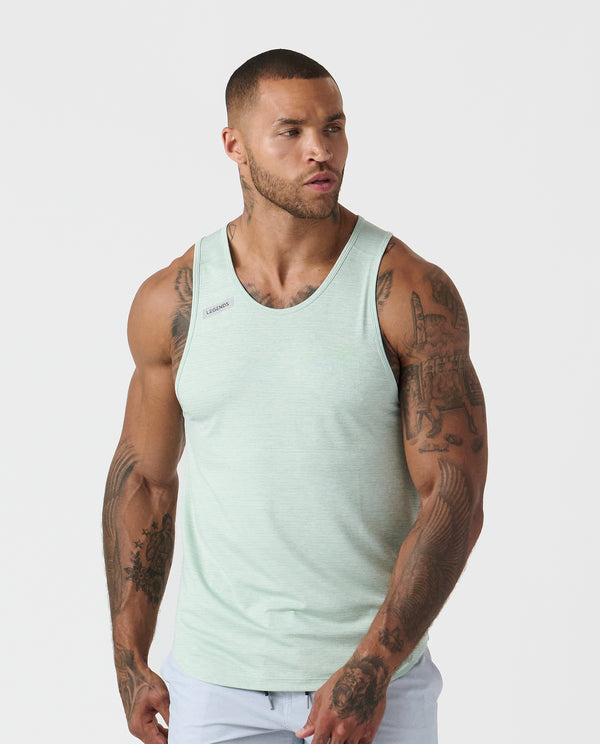 Enzo Tank Dusty Sage Heather