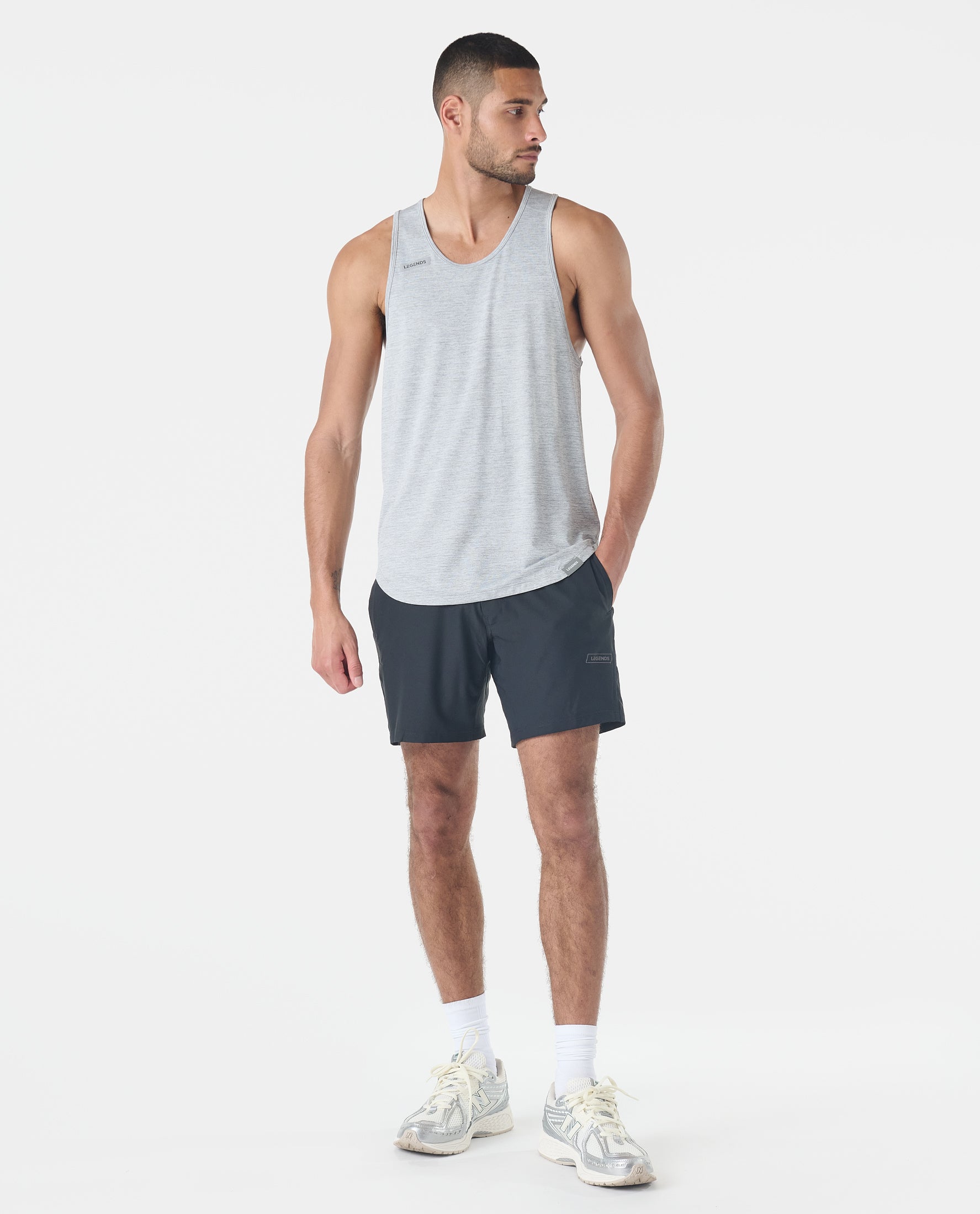 Enzo Tank Heather Gray
