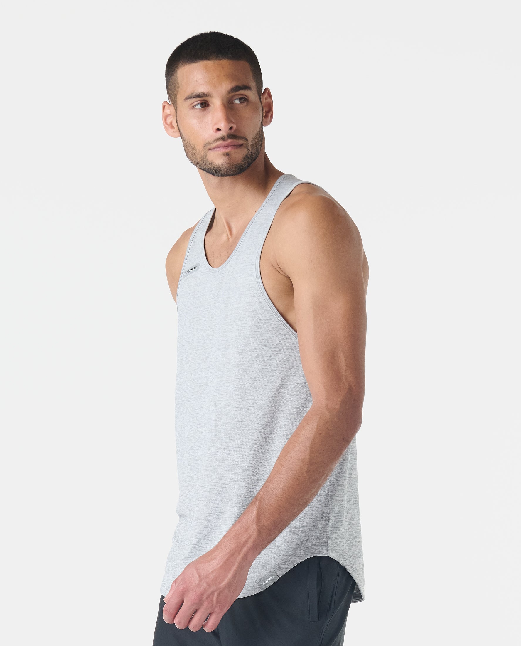 Enzo Tank Heather Gray