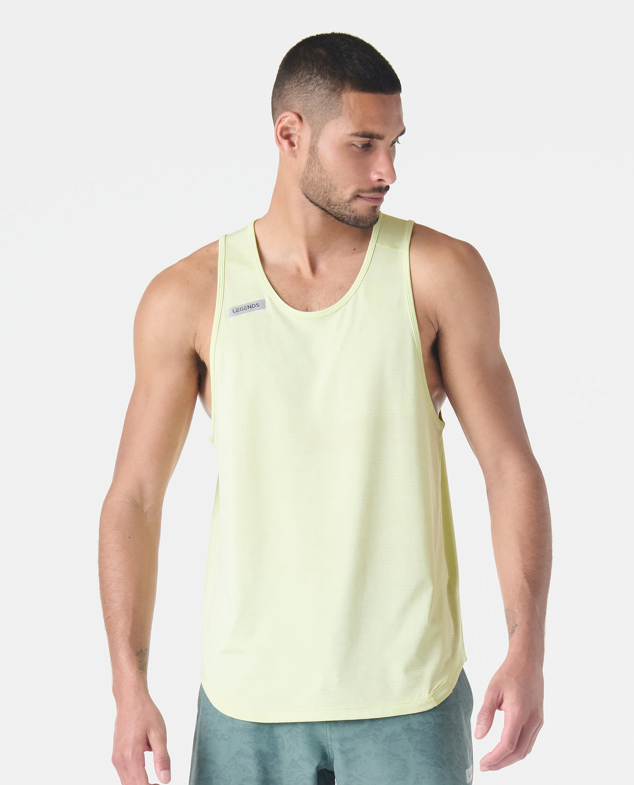 Enzo Tank Honeydew Heather