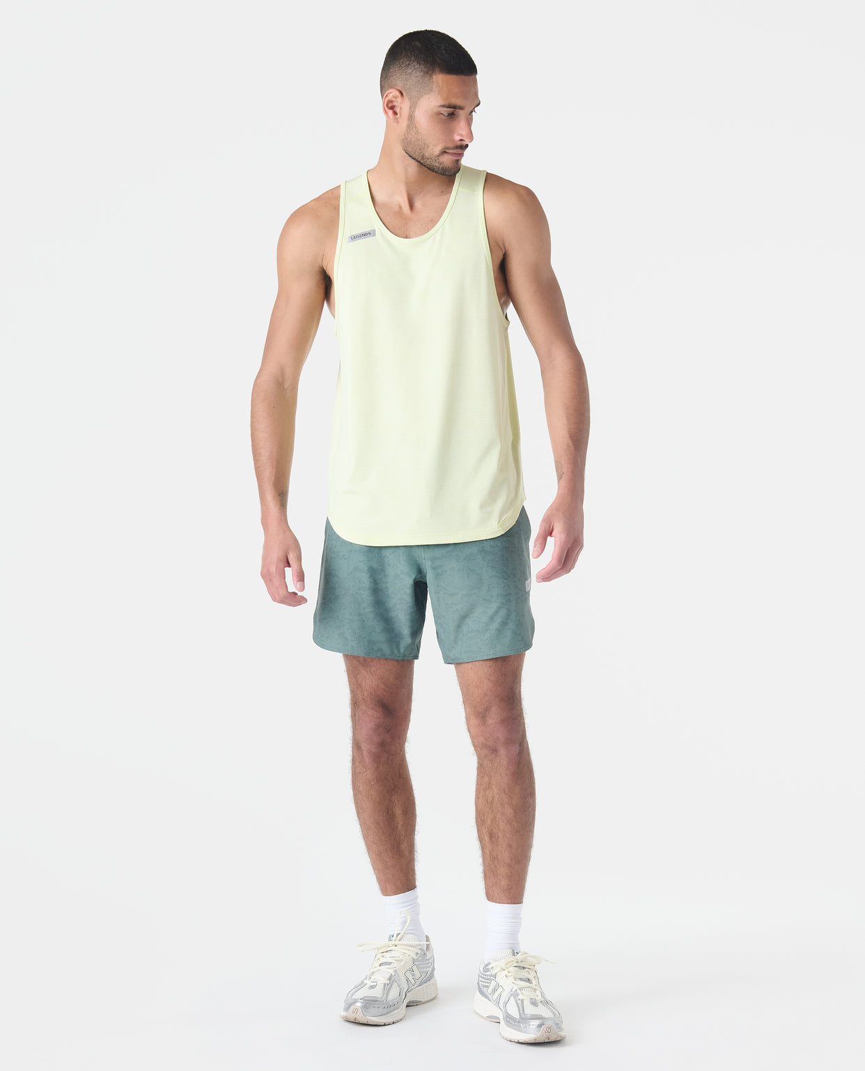 Enzo Tank Honeydew Heather