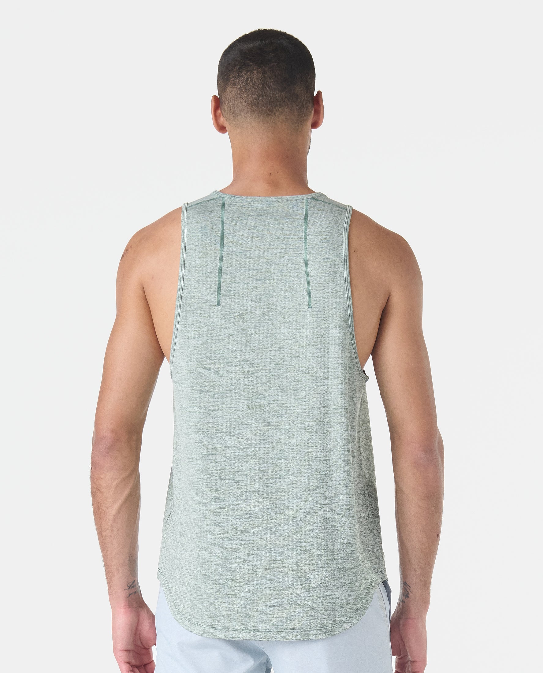 Enzo Tank Hunter Green Heather