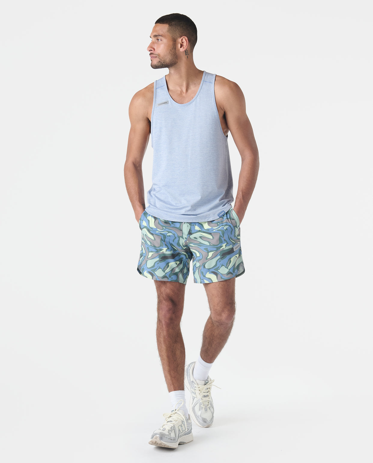 Enzo Tank Sea Heather