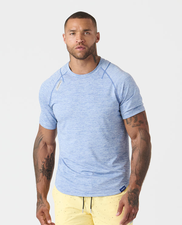 Enzo Tee Azure Heather