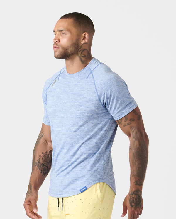 Enzo Tee Azure Heather