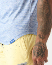 Enzo Tee Azure Heather
