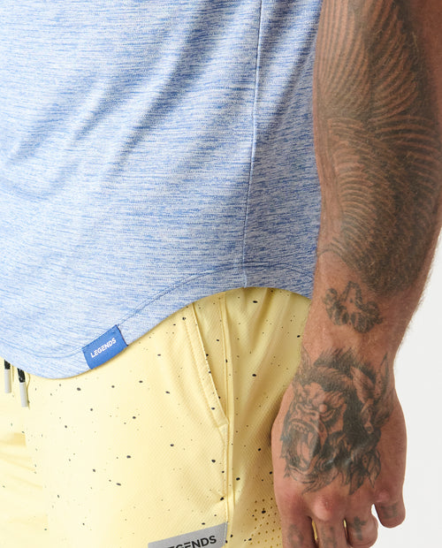 Enzo Tee Azure Heather