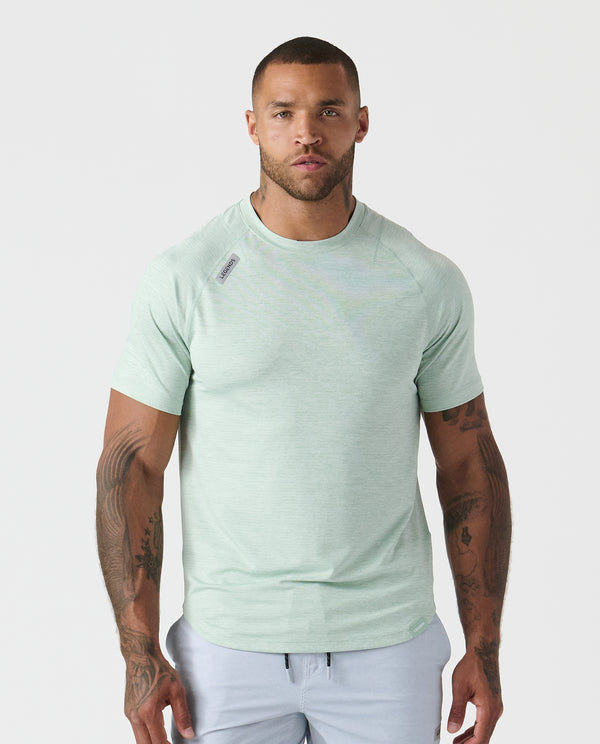 Enzo Tee Dusty Sage Heather