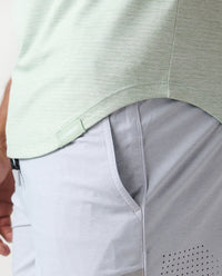 Enzo Tee Dusty Sage Heather
